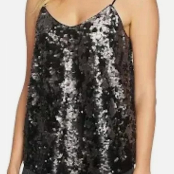 1 State Sequin Camisole Top Size Small - Picture 3 of 4